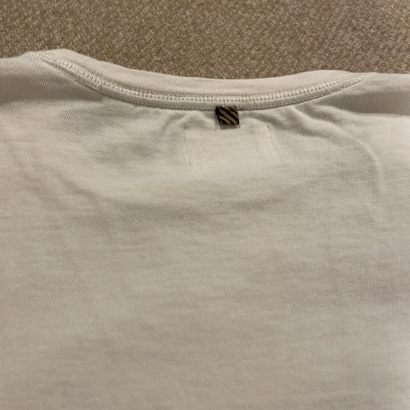 Billy Reid Men Off-White LS Shirt Large Roll Bottom - Picture 7 of 7